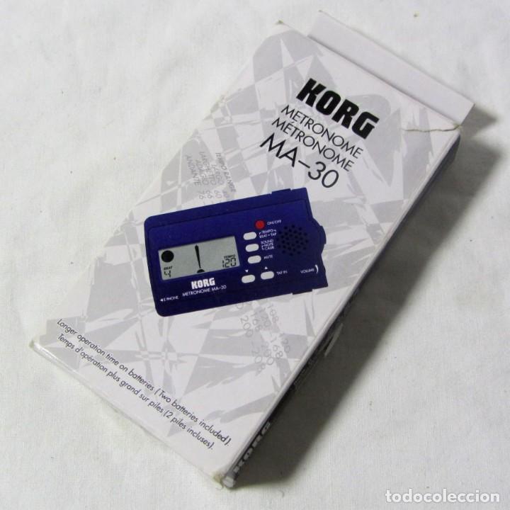 M&uacute;sica de colecci&oacute;n: Metr&oacute;nomo Korg Ma-30, funcionando - Foto 1