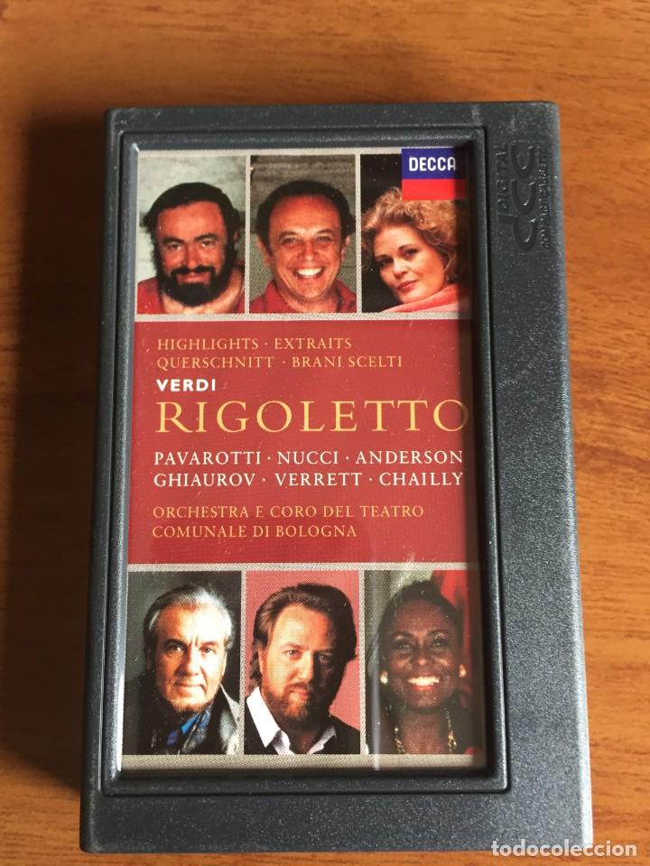 M&uacute;sica de colecci&oacute;n: DECCA Digital Compact Casete RIGOLETTO DE VERDI