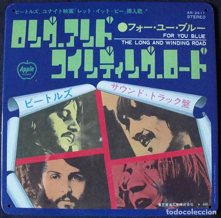 Musica di collezione: THE BEATLES - THE LONG AND WINDING ROAD - CHAPA DECORATIVA APPLE CORPS, 2010 -