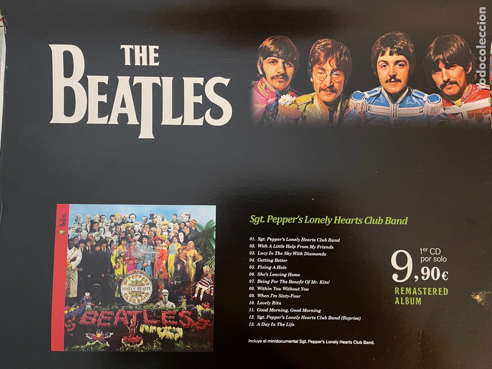 M&uacute;sica de colecci&oacute;n: THE BEATLES - Soportes de cart&oacute;n entrega de EL PAIS
