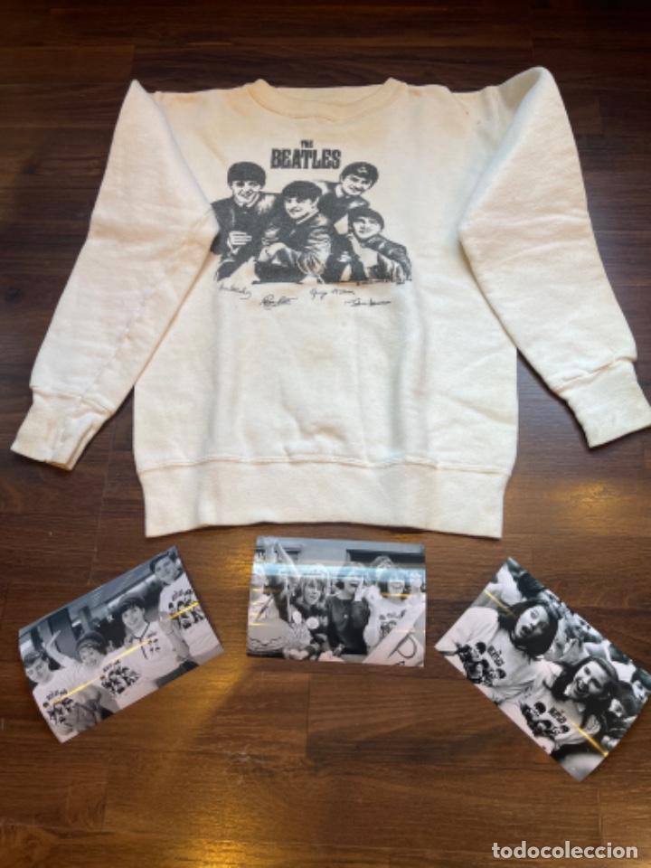M&uacute;sica de colecci&oacute;n: THE BEATLES SUDADERA ORIGINAL NEMS ENTERPRISES LTD 1963 UTILIZADA POR SUS FANS EN EE.UU (GBM)