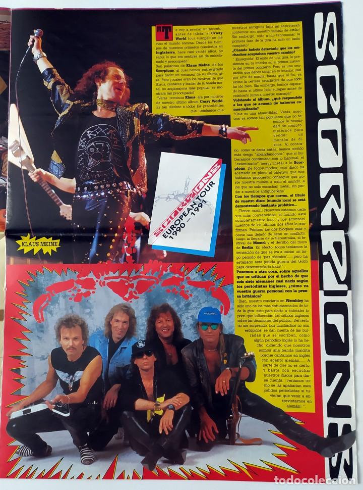 M&uacute;sica de colecci&oacute;n: SCORPIONS CLIPPINGS PAGINAS DE REVISTA - Foto 1