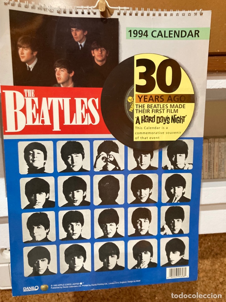 Musique de collection: The Beatles. Calendario 1994. A hard days night