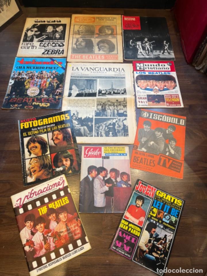 M&uacute;sica de colecci&oacute;n: THE BEATLES LOTE DE REVISTAS VARIAS ORIGINALES DE &Eacute;POCA (GBM)