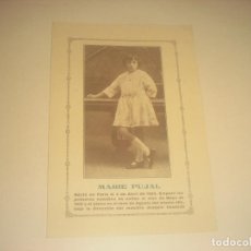 Música de colección: MARIE PUJAL,CONCIERTO EN SALA AEOLIAN , 1918.. Lote 311456313