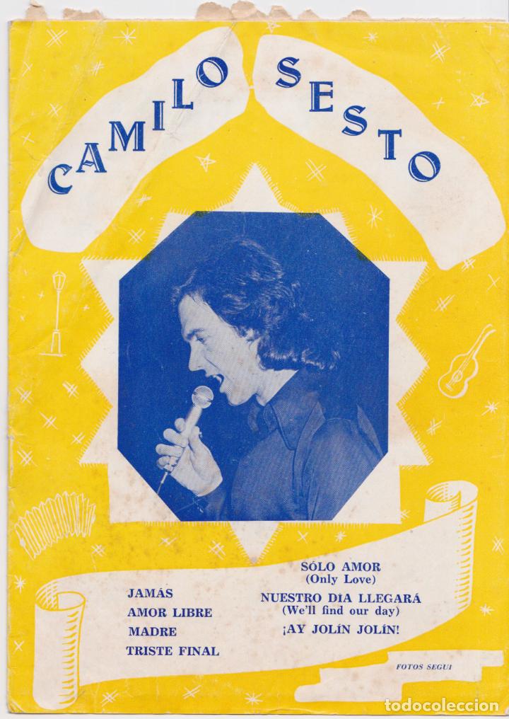 Musica di collezione: CANCIONERO DE CAMILO SESTO &ndash; FOTOS SEGUI &ndash; EDICIONES MARAZUL &ndash; 1976