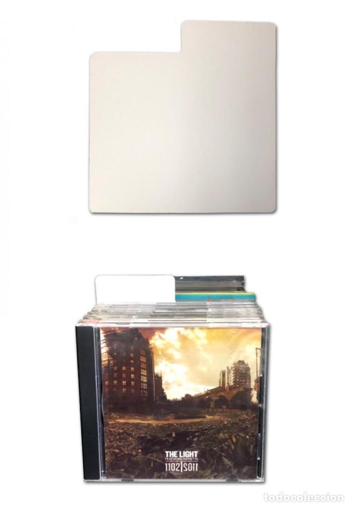 M&uacute;sica de cole&ccedil;&atilde;o: 25 SEPARADORES / DIVISORES COLOR BLANCO CON PESTA&Ntilde;A PARA COMPACT DISC