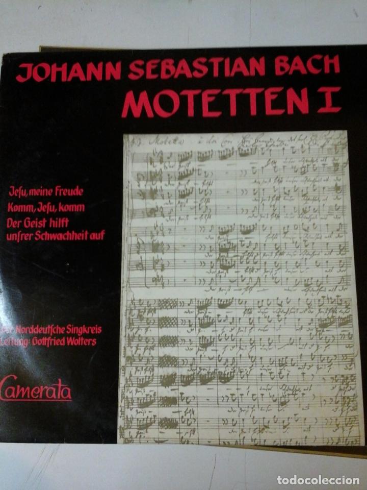VINILO 4130 - MOTETTEN I - JOHANN SEBASTIAN BACH - MOTETTEN I - JOHANN SEBASTIAN BACH (Música - Varios)