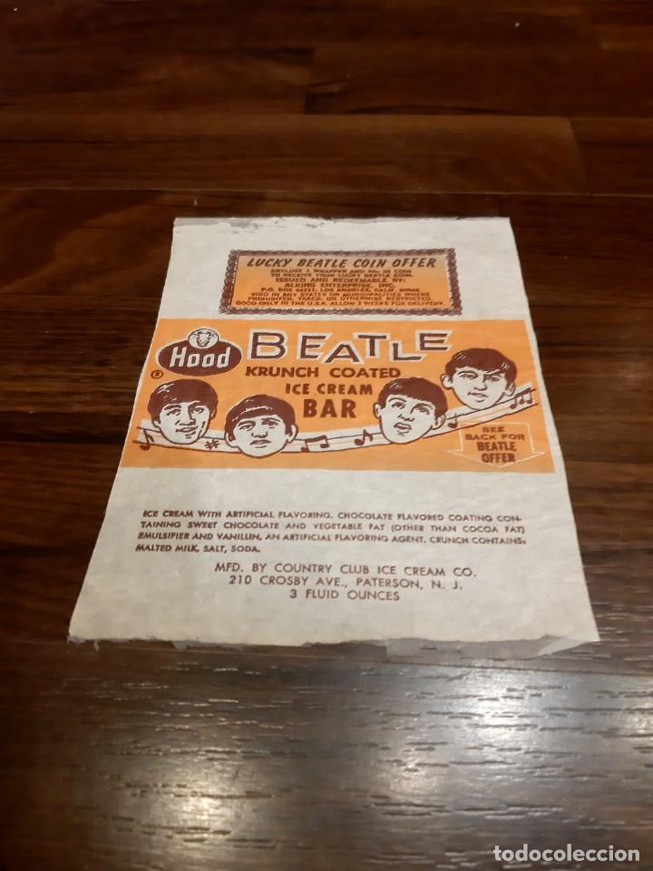 M&uacute;sica de colecci&oacute;n: THE BEATLES ENVOLTORIO KRUNCH COATED ICE CREAM / HELADO A&Ntilde;O 1964 (GBM)