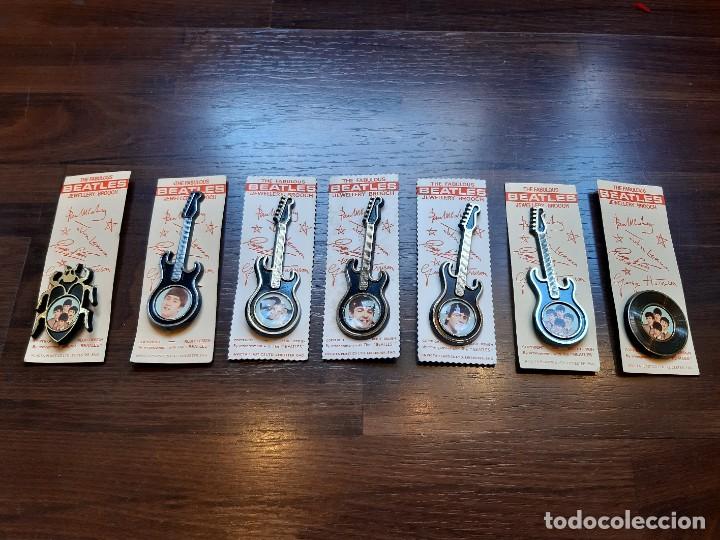 M&uacute;sica de colecci&oacute;n: THE BEATLES LOTE DE 7 BROCHES AGUJA INVICTA PLASTICS LTD ENGLAND (GBM)