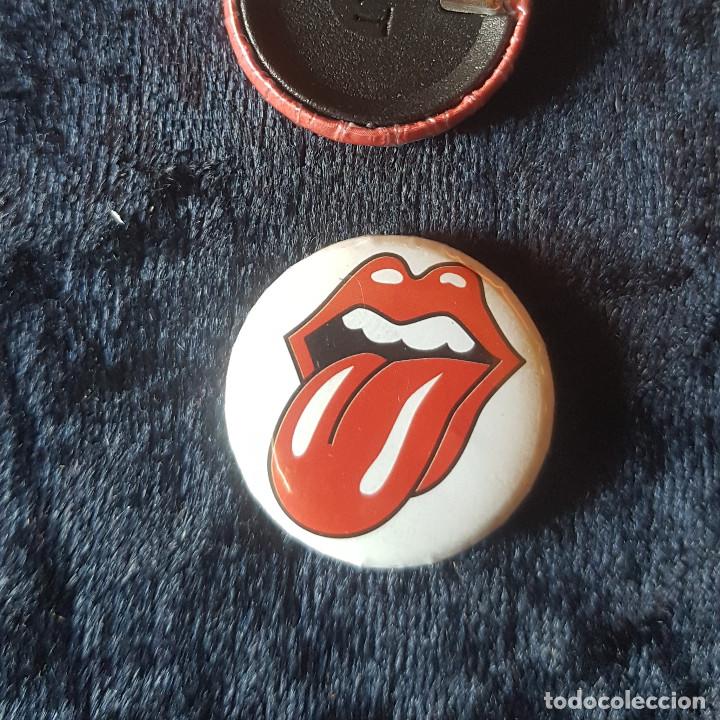 M&uacute;sica de colecci&oacute;n: CHAPA PIN VINTAGE 25 mm ROLLING STONES CLASSIC 70S