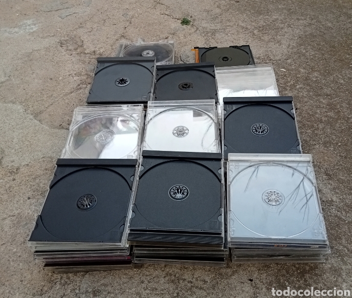 M&uacute;sica de colecci&oacute;n: 85 Cajas CD parte trasera y parte central - Foto 1