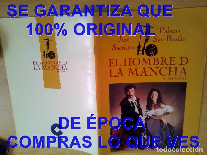 M&uacute;sica de colecci&oacute;n: EL HOMBRE DE LA MANCHA JOSE SACRISTAN PALOMA SAN BASILIO EL MUSICAL W1
