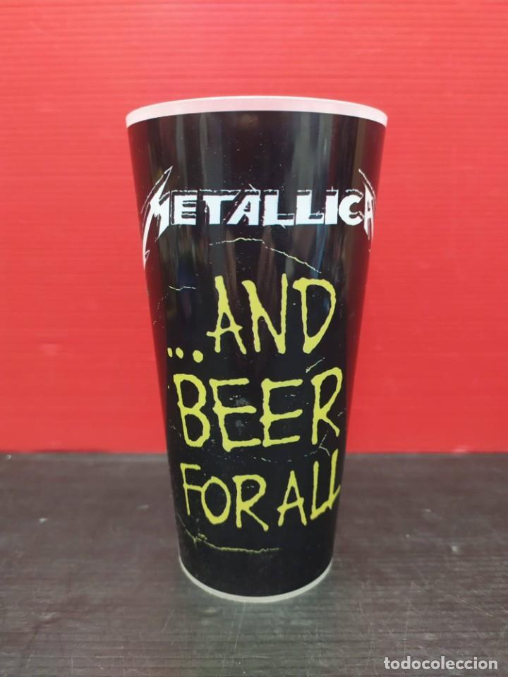 M&uacute;sica de colecci&oacute;n: vaso pinta tanque gupo heavy metallica concierto de madrid 2019 and beer for all