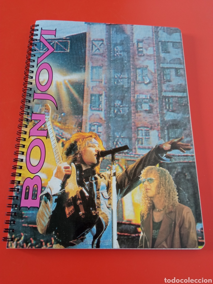 M&uacute;sica de colecci&oacute;n: BON JOVI 1995.CUADERNO CUADRICULADO TAMA&Ntilde;O FOLIO.NUEVO.
