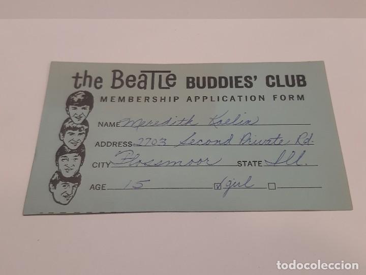 M&uacute;sica de colecci&oacute;n: THE BEATLES / THE BEATLE BUDDIE'S CLUB MEMBERSHIP (GBM)