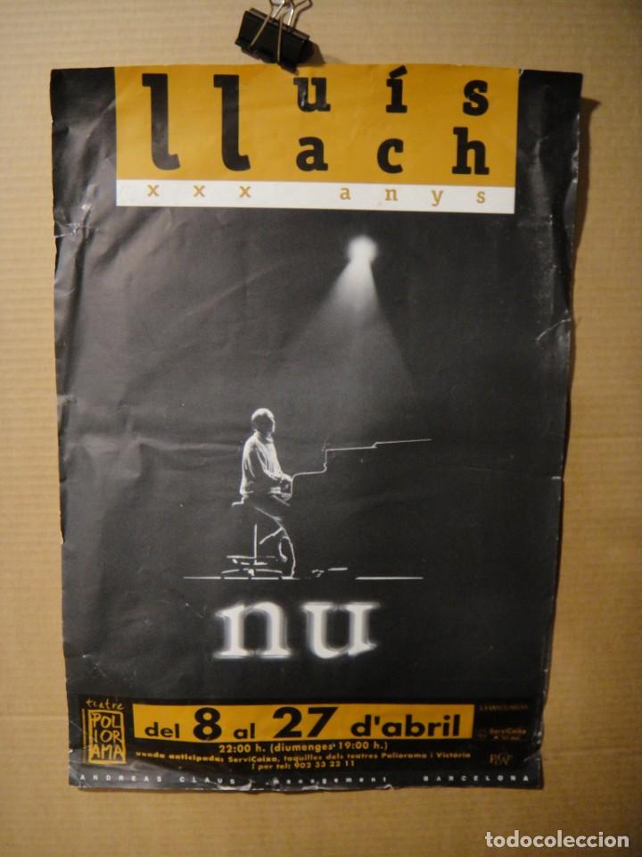 Musique de collection: lluis llach , XXX anys - cartel de 49 x 33 cnt&ordm;