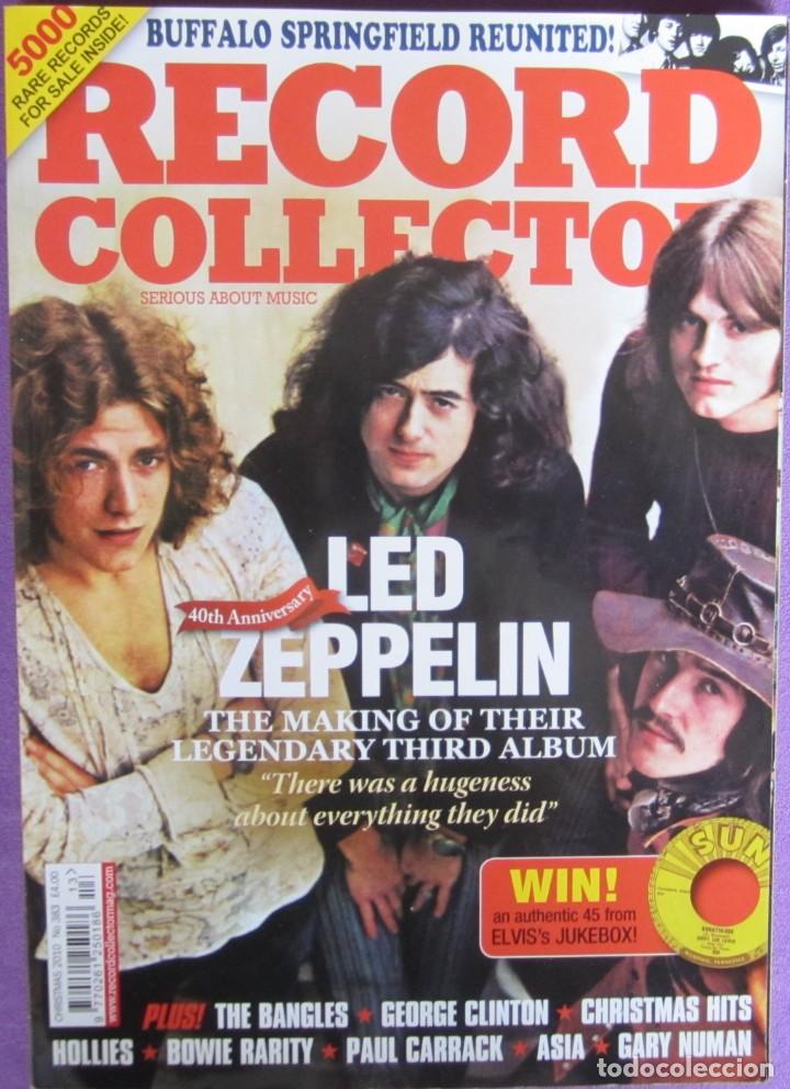 Musiksammlung: RECORD COLLECTOR 383: REVISTA CON ART&Iacute;CULOS, DISCOGRAF&Iacute;AS Y PRECIOS DE DISCOS PARA COLECCIONISTAS
