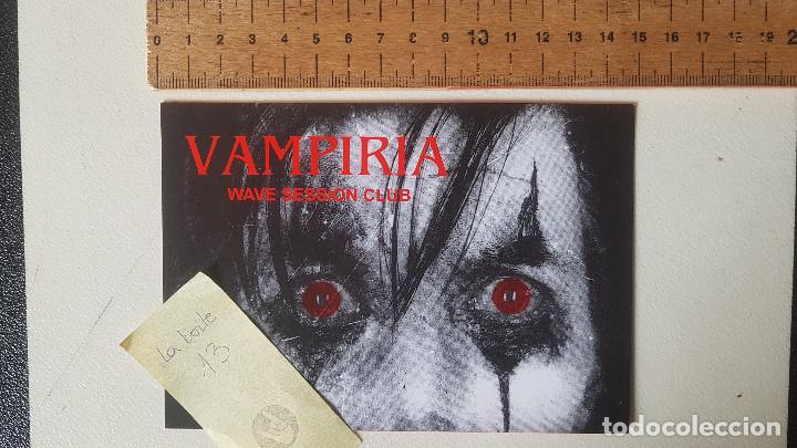 M&uacute;sica de colecci&oacute;n: FLYER VAMPIRIA WAVE SESSION CLUB A&Ntilde;O 2000 SISTERS OF MERCI, DEPECHE MODE, REMMSTEIN