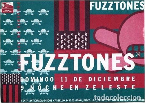 M&uacute;sica de colecci&oacute;n: Fuzztones - Flyer concierto Spain - Zeleste 1989 - Foto 1