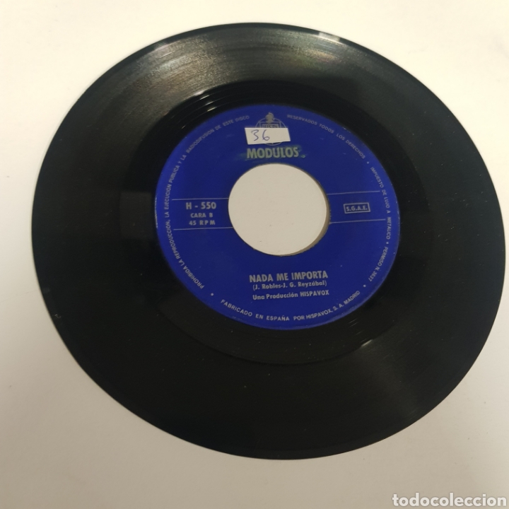 M&uacute;sica de colecci&oacute;n: SMV 36 nada me importa -SOLO MINI VINILO - Foto 1