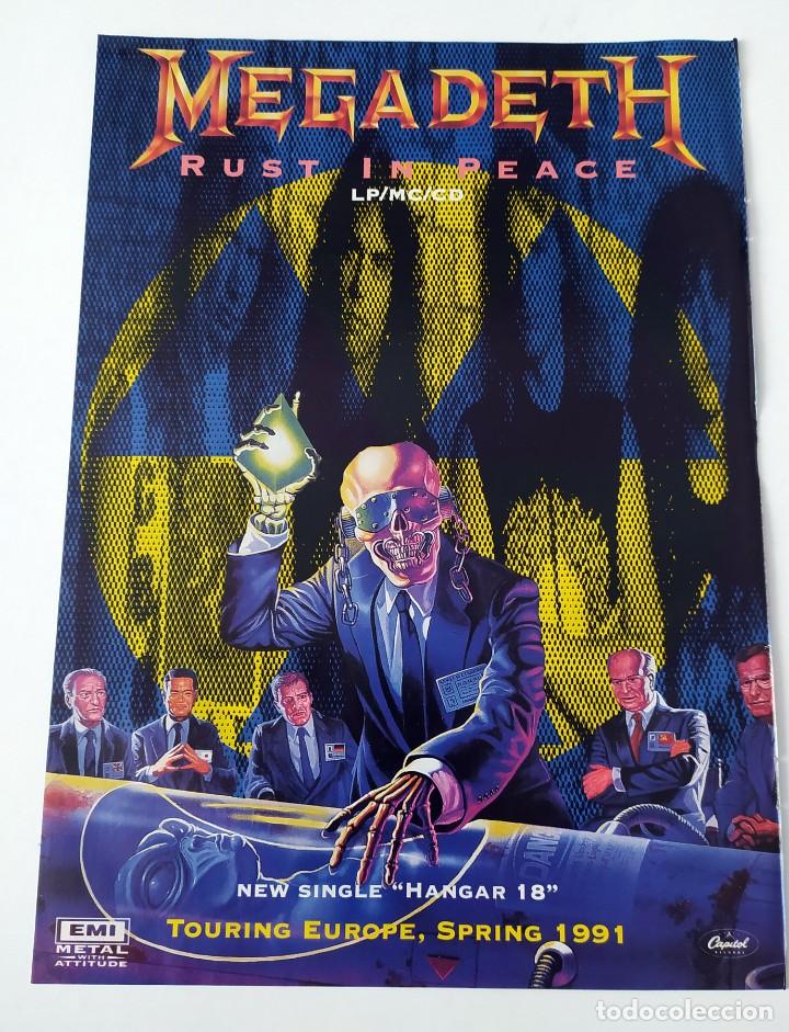 M&uacute;sica de colecci&oacute;n: MEGADETH - RUST IN PEACE 1991 ADVERT - Foto 1