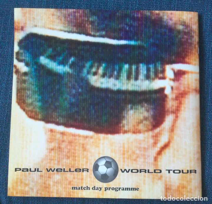 M&uacute;sica de colecci&oacute;n: Paul Weller World Tour. Programa gira 1992 - Foto 1