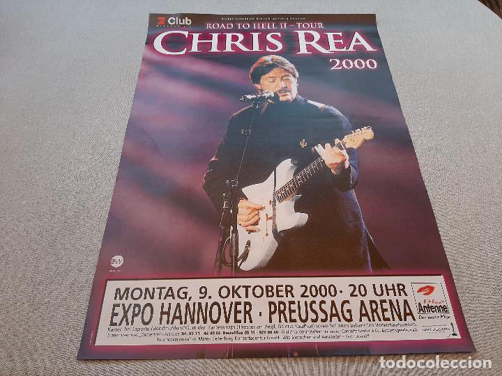 Musica di collezione: POSTER ORIGINAL DEL CONCIERTO DEL CANTANTE Y GUITARRISTA BRITANICO DE BLUES, CHRIS REA ( A&Ntilde;O 2000 )
