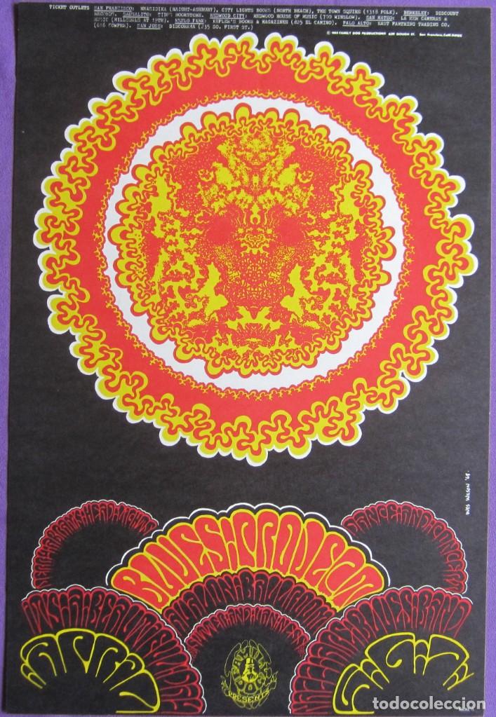 M&uacute;sica de cole&ccedil;&atilde;o: POSTER FAMILY DOG - AVALON BALLROOM: THE BLUES PROJECT, IT&acute;S A BEAUTIFUL DAY, THE NAZZ. 36x51 Cms.