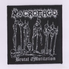 Música de colección: NECROFAGO - BRUTAL MUTILATION - PARCHE [NWN!, 2010 · 10 X 11 CM] BLACK METAL DEATH METAL. Lote 342401268