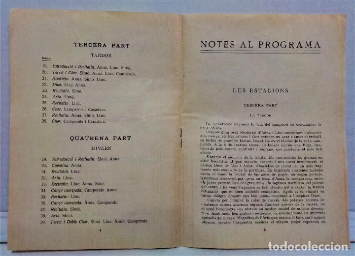 M&uacute;sica de colecci&oacute;n: PROGRAMA ORQUESTRA PAU CASALS.ABRIL 1932. - Foto 3