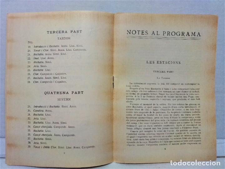 M&uacute;sica de colecci&oacute;n: PROGRAMA ORQUESTRA PAU CASALS. 24-ABRIL 1932. - Foto 3