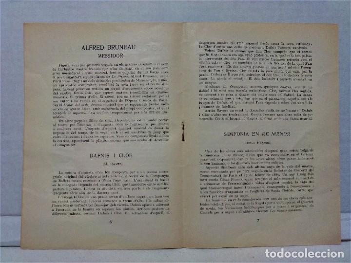 M&uacute;sica de colecci&oacute;n: PROGRAMA ORQUESTRA PAU CASALS.5- ABRIL 1933. - Foto 3