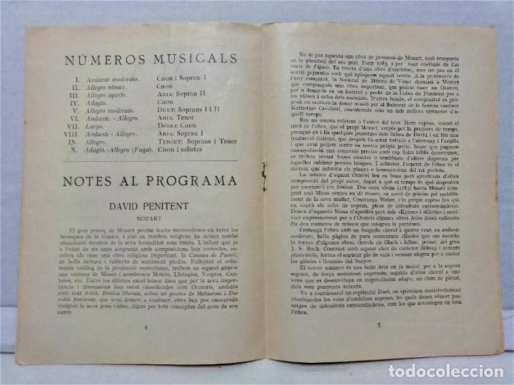 M&uacute;sica de colecci&oacute;n: PROGRAMA ORQUESTRA PAU CASALS.30- ABRIL 1933. - Foto 3