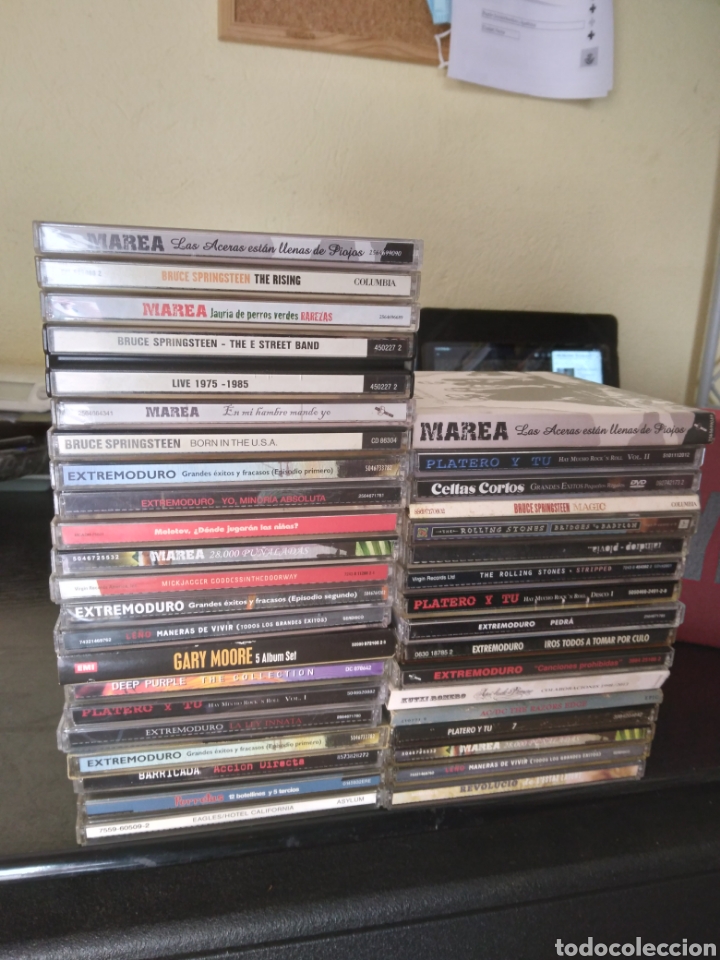 M&uacute;sica de colecci&oacute;n: Lote de caratulas de CDs de Rock - Foto 2
