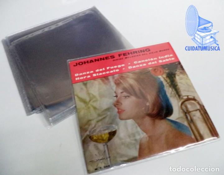 M&uacute;sica de colecci&oacute;n: 100 FUNDAS GRUESAS DE PVC PARA DISCOS DE VINILO SINGLES 7&rdquo; (LOS DISCOS PEQUE&Ntilde;OS)