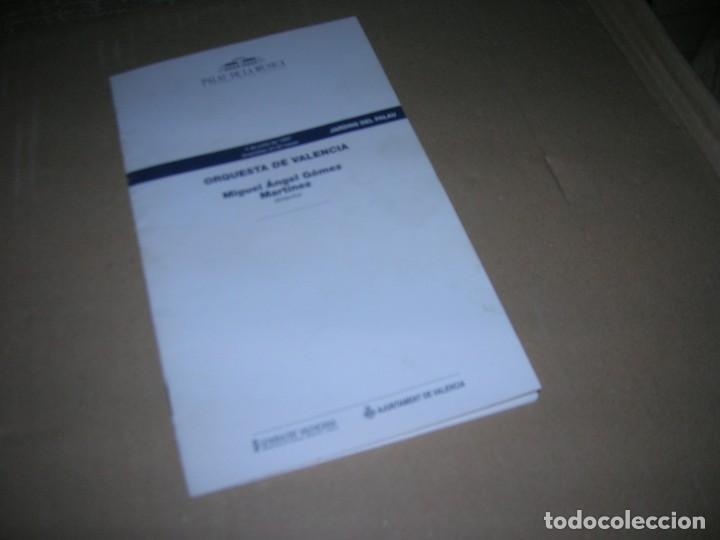 Musica di collezione: Palau de la M&uacute;sica. I Congressos de Val&egrave;ncia. Orquesta de Valencia. Director Miguel &Aacute;ngel G&oacute;mez 1997