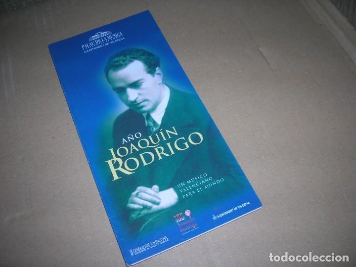 Musica di collezione: Programa Palau de la M&uacute;sica. I Congressos de Val&egrave;ncia. A&ntilde;o Joaqu&iacute;n Rodrigo. 2001.