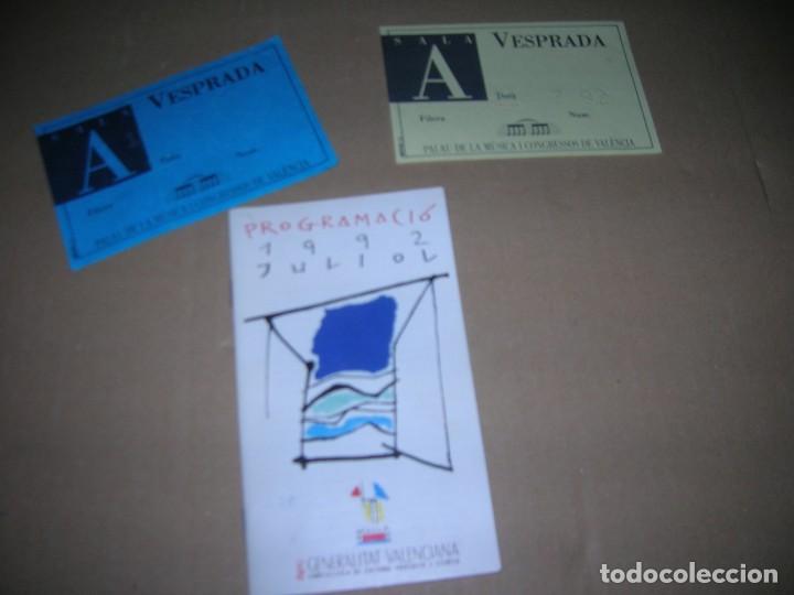 Musica di collezione: Programaci&oacute; 1992 Juliol. Actos celebrar por bandas y organizaciones m&uacute;sicales. M&aacute;s 2 entradas Palau.