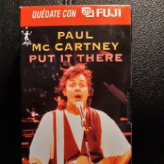Música de colección: PAUL MCCARTNEY - BEATLES - PUT IT THERE - FUJI - VIDEO VHS ESPAÑA - PROMOCIONAL - NO USO CORREOS. Lote 348858550