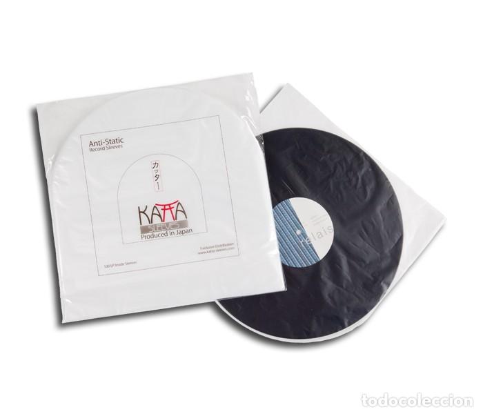 Musique de collection: 100 FUNDAS INTERIORES REDONDAS ANTIEST&Aacute;TICAS KATTA PARA DISCO DE VINILO LP - NUEVAS -