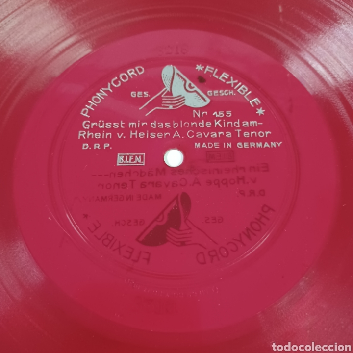 M&uacute;sica de colecci&oacute;n: ANTIGUO DISCO PHONYCORD ( FLEXIBLE ) GERMANY - Foto 2
