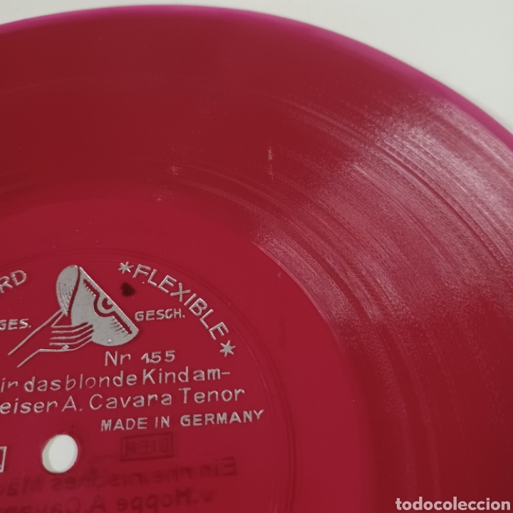 M&uacute;sica de colecci&oacute;n: ANTIGUO DISCO PHONYCORD ( FLEXIBLE ) GERMANY - Foto 3