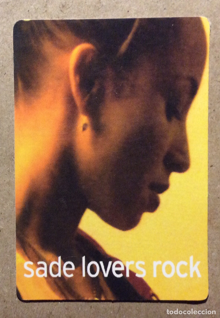 Collectible Music: SADE &ldquo;LOVERS ROCK&rdquo;. CALENDARIO PROMOCIONAL DE 2001.