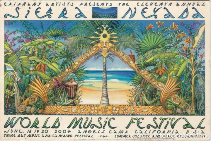M&uacute;sica de colecci&oacute;n: Ferm&iacute;n Muguruza y muchos m&aacute;s - Sierra Nevada World Music Festival 2004 - 151x101mm