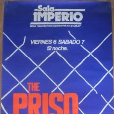 Música de colección: PRISONERS, THE. RARO POSTER DE CONCIERTO EN LA SALA IMPERIO ORIGINAL ESPAÑA 1985?. 60X92 CMS.. Lote 366447601