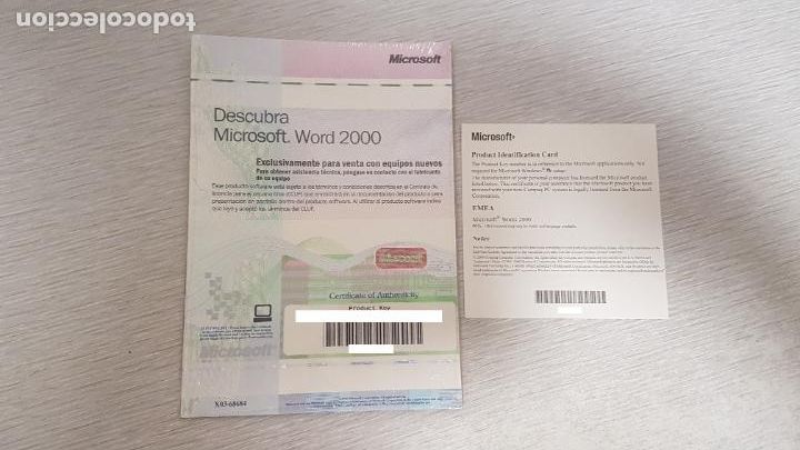 M&uacute;sica de colecci&oacute;n: LICENCIA MICROSOFT WORD 2000 - Foto 1