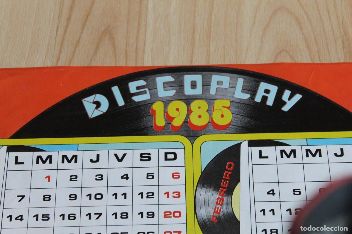 M&uacute;sica de colecci&oacute;n: CALENDARIO DISCOPLAY 1985 - Foto 3