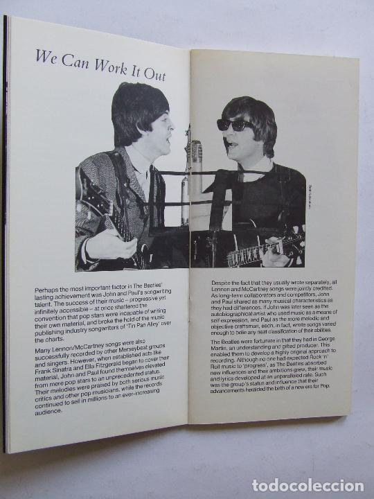 M&uacute;sica de colecci&oacute;n: BEATLES LIBRETO PROGRAMA THE BRITISH COUNCIL - Foto 5