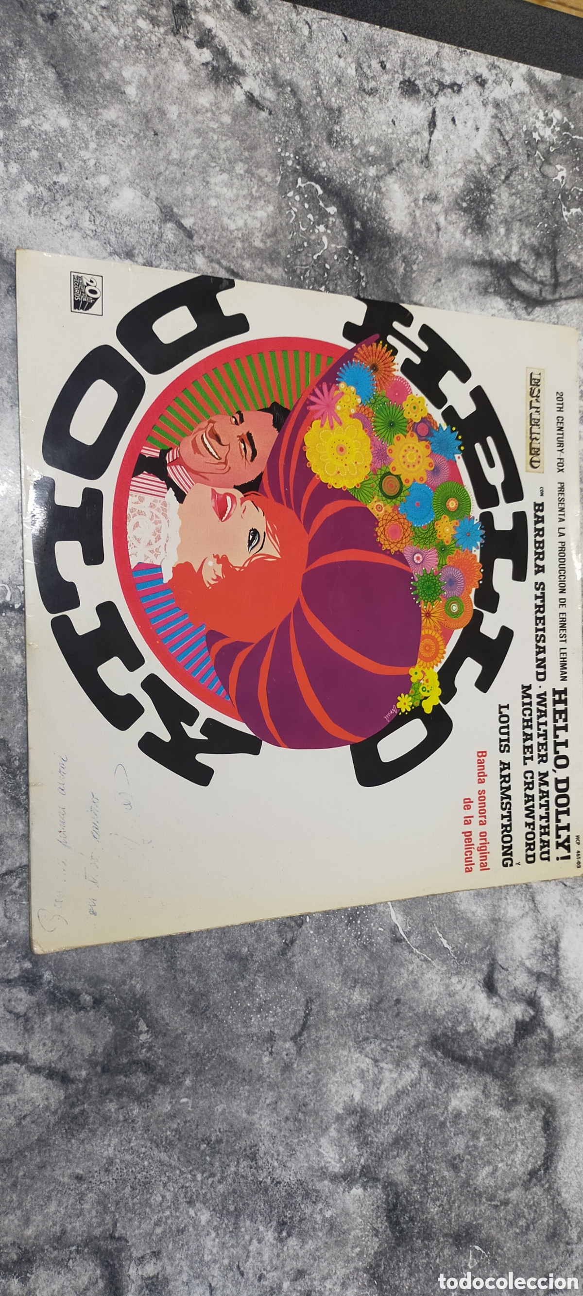 M&uacute;sica de colecci&oacute;n: CAR&Aacute;TULA LP HELLO DOLLY, ESTA ESCRITA - Foto 1